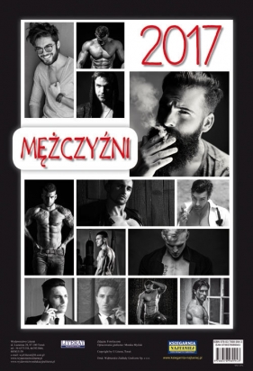 Kalendarz 2017 ścienny Mężczyźni