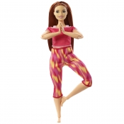 Barbie: Made to Move - lalka w czerwonym ubranku (FTG80/GXF07)
