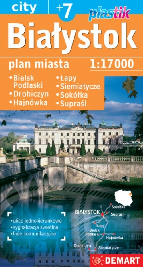Plan miasta Białystok +7 1:17 000
