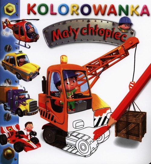 Mały chłopiec. Kolorowanka