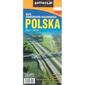 Mapa samoch-krajoznawcza - Polska 1:650 000 - Opracowanie zbiorowe
