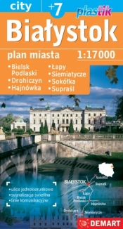Plan miasta Białystok +7 1:17 000 - opracowanie zbiorowe