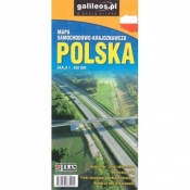 Mapa samoch-krajoznawcza - Polska 1:650 000 - Praca zbiorowa