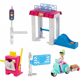 Barbie On the Go Poczta zestaw + lalka (FHV85)