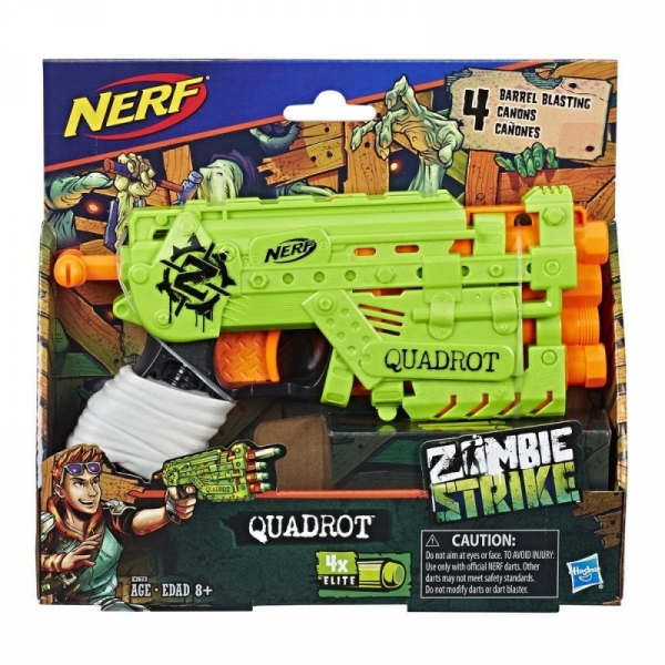 Wyrzutnia Nerf Zombie Quadrot (E2673)