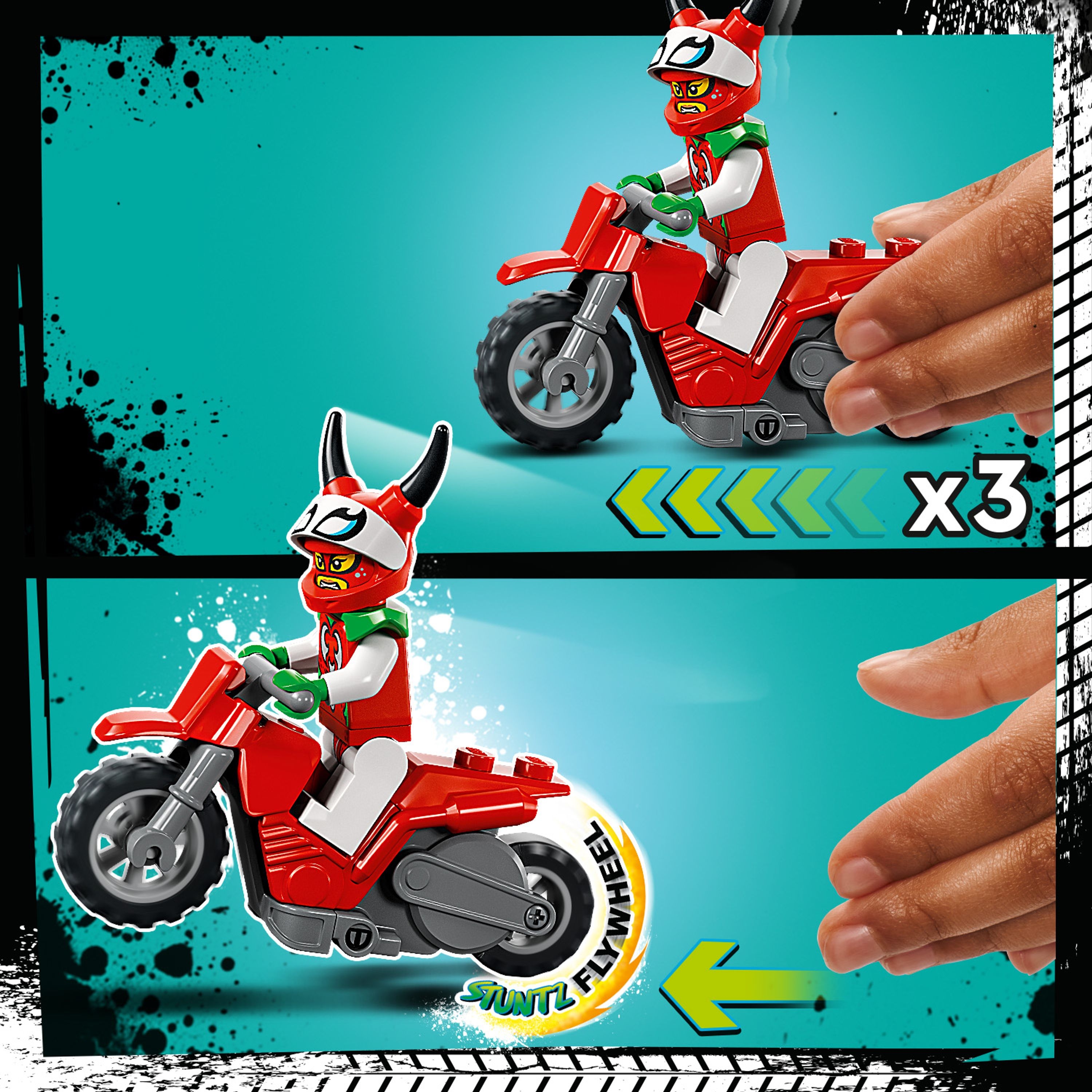 LEGO City: Motocykl kaskaderski brawurowego skorpiona (60332)