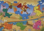 Układanka drewniana Dinozaury 24
