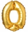 Balon foliowy matowy złoty 0 69cm
