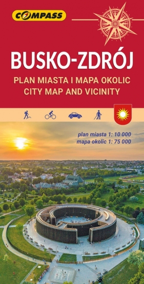 Busko-Zdrój. Plan miasta i Mapa okolic