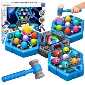 Gra zręcznościowa whack-a-mole stworki dla 3 osób