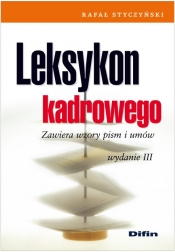 Leksykon kadrowego - Styczyński Rafał