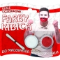 Farba do malowania twarzy dla kibica - biała/czerwona (343895)