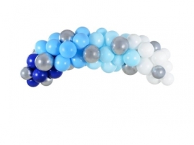 Girlanda balonowa niebieska 200cm 60szt