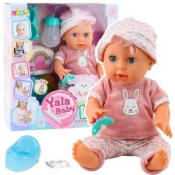 Lalka bobas z dźwiękiem 35cm