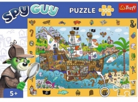 Puzzle100 Obserwacyjne - Spy Guy Statek TREFL