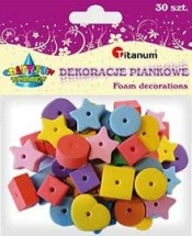 Dekoracje piankowe figury geometryczne