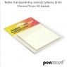 Notes transparentny samoprzylepny 75x75mm 50K