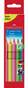 Kredki Jumbo Grip Neon - 5 kolorów (110994 FC)