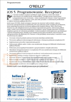 iOS 5 Programowanie. Receptury - Vandad Nahavandipoor