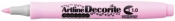 Marker permanentny Artline rózowy pastelowy decorite, różowy 1,0 mm pędzelek końcówka (AR-033 8 4)