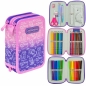 Astrabag, Piórnik Jumbo potrójny z wyposażeniem - Kitty, AC31