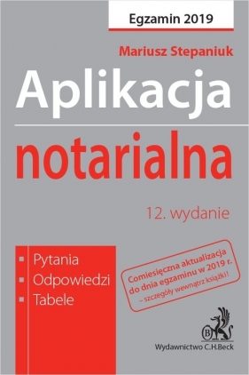 Aplikacja notarialna Pytania odpowiedzi tabele - Mariusz Stepaniuk