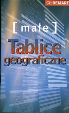 Małe tablice geograficzne - Jahn Piotr