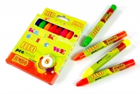 Kredki świecowe fluo 8 kolorów (PSH 1008F-8)