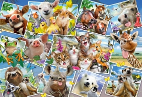 Puzzle 200: Zwierzątka robią selfie