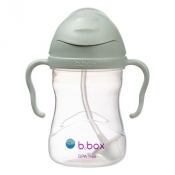 Bidon ze słomką 240 ml, szałwiowy, b.box