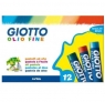 Kredki pastelowe olejne Giotto Olio Fine - 12 kolorów (294000)
