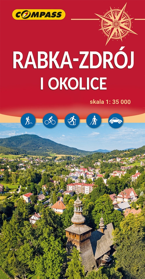 Mapa Rabka Zdrój i okolice