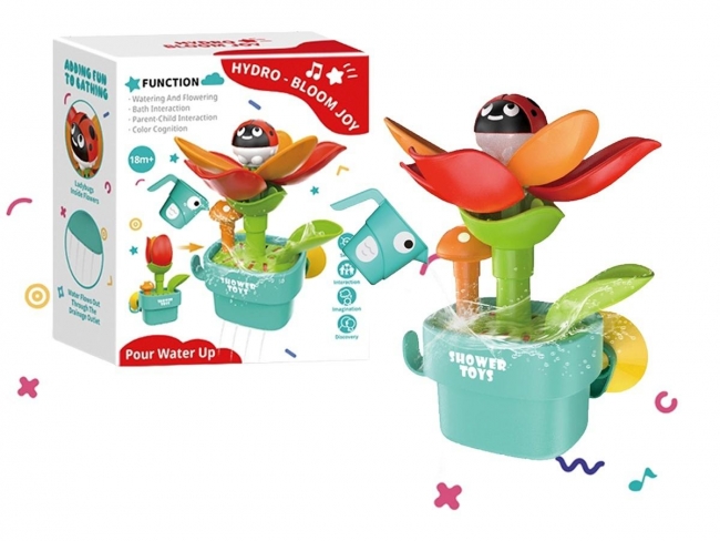 Zabawka kąpielowa kwiat w doniczce