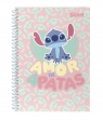 Coolpack, Kołobrulion B5/100k kratka plastikowa spirala Disney Fashion - Stitch pastel (75019PTR)