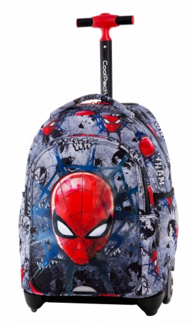 Coolpack - Disney - Jack - Plecak na kółkach - Spider-man Black (B53303)