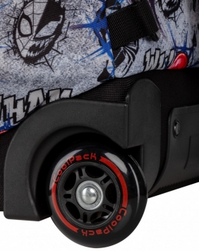 Coolpack - Disney - Jack - Plecak na kółkach - Spider-man Black (B53303)