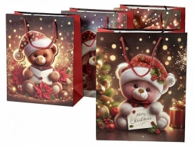 Torebka prezentowa Boże Narodzenie 33x25x12cm MIX