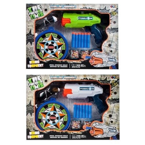 Pistolet na strzałki z akcesoriami mix kolorów (443098)