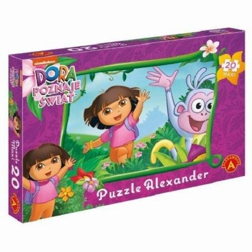 Puzzle Maxi Jak Cudownie Dora Poznaje Świat 20 (1094)