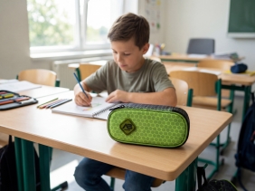 Astrabag, Piórnik Hexagon - Green Ombre, AC6