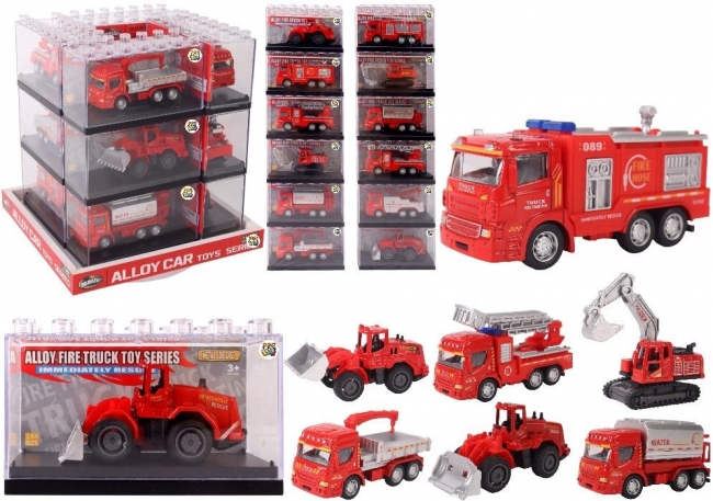 <img src='https://webimage.pl/pics/947/2/d5903943012947.jpg' style='height:440px' /> Autko w klocku 1:64 straż MIX