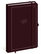 Kalendarz nauczyciela A5/192k - Burgundy
