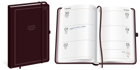 Kalendarz nauczyciela A5/192k - Burgundy