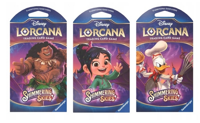 Ravensburger, Disney Lorcana: Shimmering Skies - zestaw uzupełniający, 12 kart