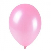 Balony metalizowane jasnoróżowe 25cm 100szt