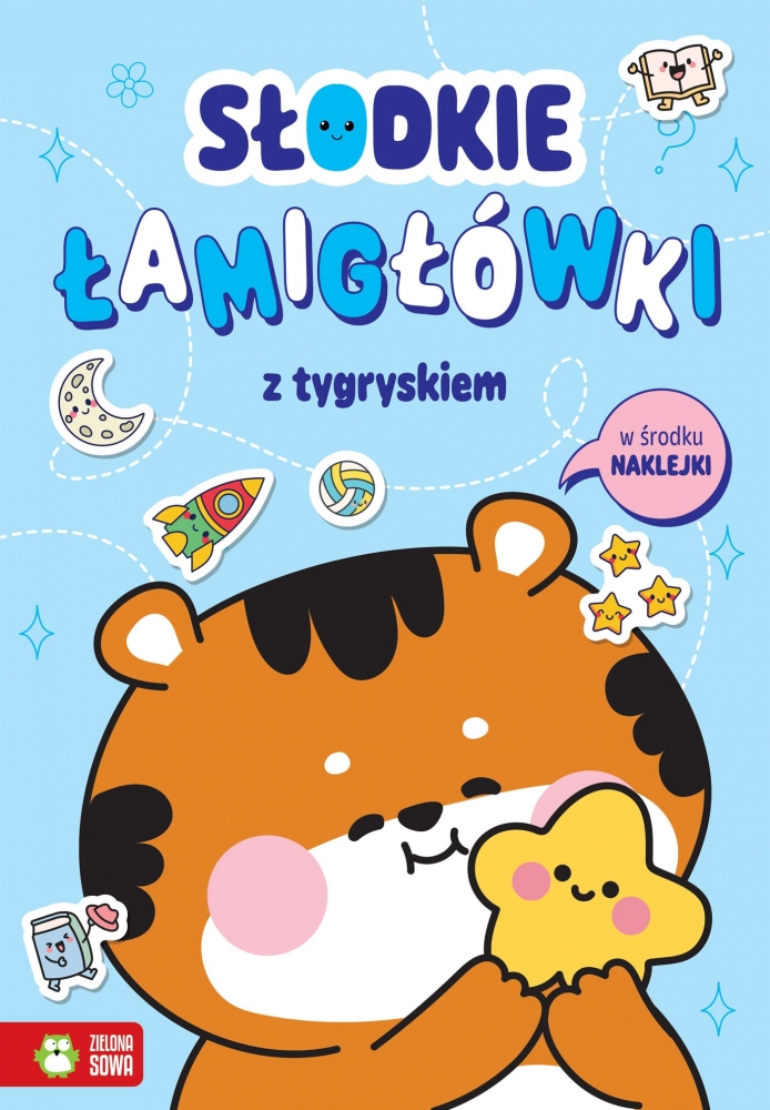 <img src='https://webimage.pl/pics/947/6/d9788383886947.jpg' style='height:440px' /> Słodkie łamigłówki z tygryskiem