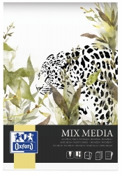 Blok Oxford Artistic Media A4/25k 225g klejony