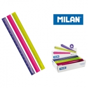 Linijka plastikowa Milan ACID trójkątna 15 cm (351260C)