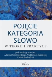 Pojęcie kategoria słowo w teorii i praktyce - Dombrowski Adam, Waldemar Żarski, Rudnicka Maria 