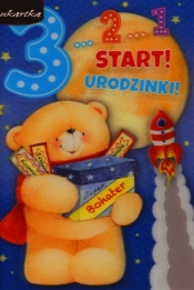 Karnet 3 latka chłopiec 3DV-070
